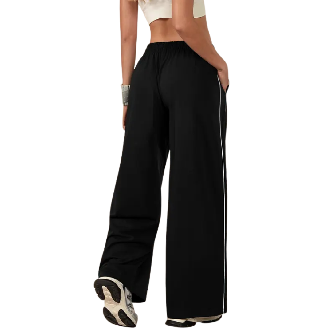JADA™ – Colorblock High-Waist Hose mit weitem Bein