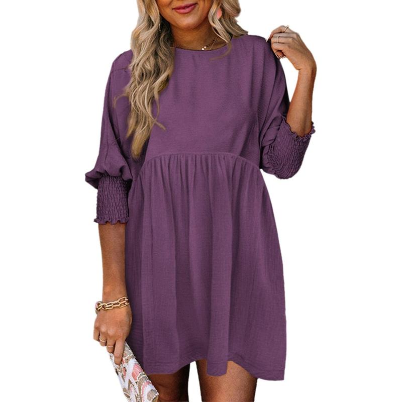 MIRASOL™ – Legeres Minikleid mit Rundhalsausschnitt und lockerer Passform