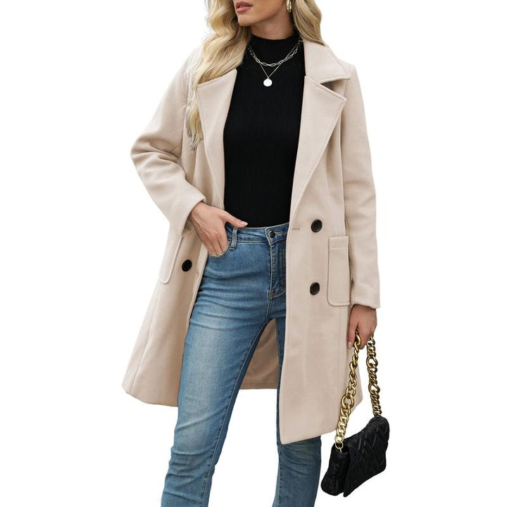 MOORE™ - Freizeit-Wollmantel mit Revers für den Winter