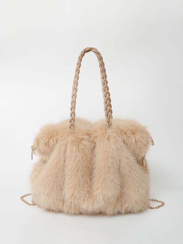 CHARLOTTE™ - Vielseitige Plüsch-Samt-Schultertasche