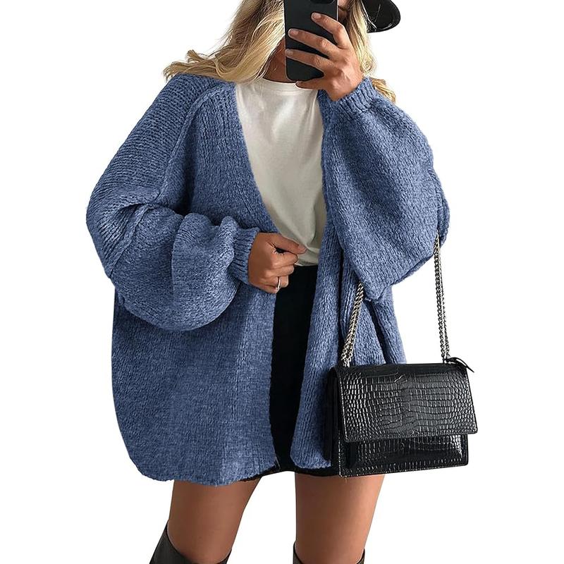 VERONIKA™ - Oversized Strickjacke mit Laternenärmeln für den Herbst