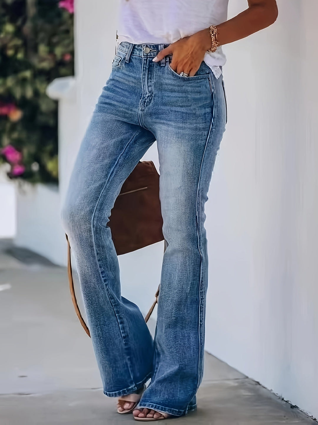 ESTELLE™ – Klassische Mid-Rise Flare Jeans