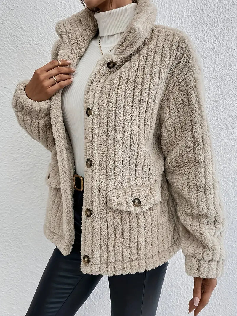 NOVA™ | Beidseitiger Samtknopf-Cardigan