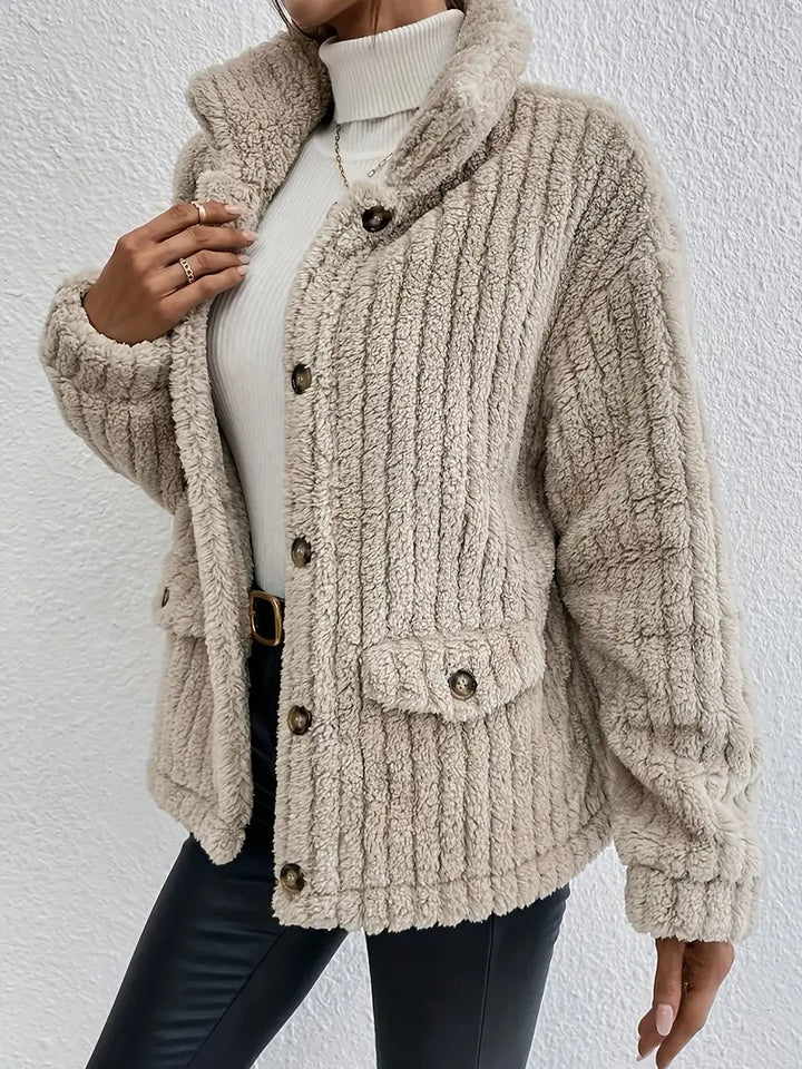 NOVA™ | Beidseitiger Samtknopf-Cardigan