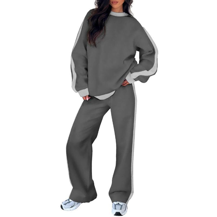 SANDI™ - Bequemes 2-teiliges Lounge-Set Sweatshirt & Hose mit geradem Bein