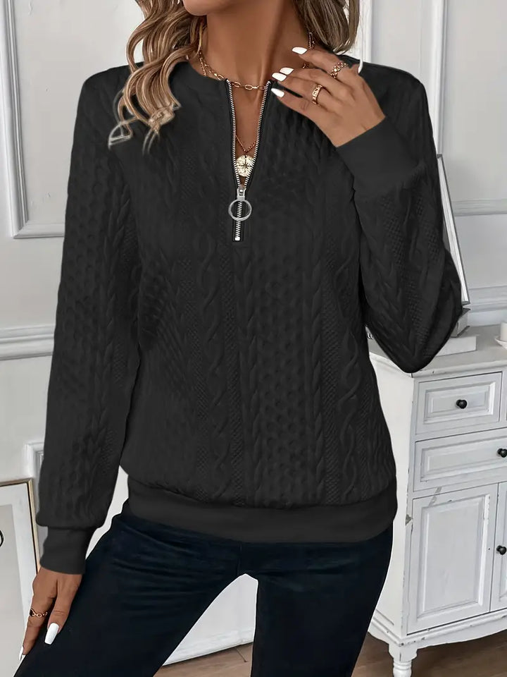EMMA™ | Eleganter Quarter-Zip Pullover