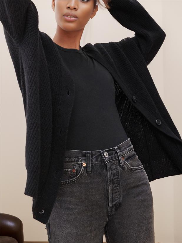 LOREN™ - Schicke Cocoon-Strickjacke