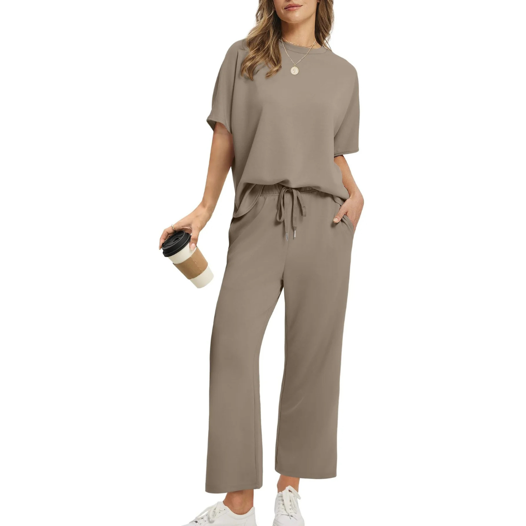 JULIE™ – Oversized Cropped Lounge-Set für Damen