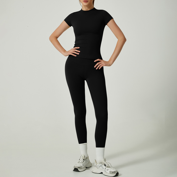 UBE™ – Freizeit-Set aus unifarbenem Top und Leggings