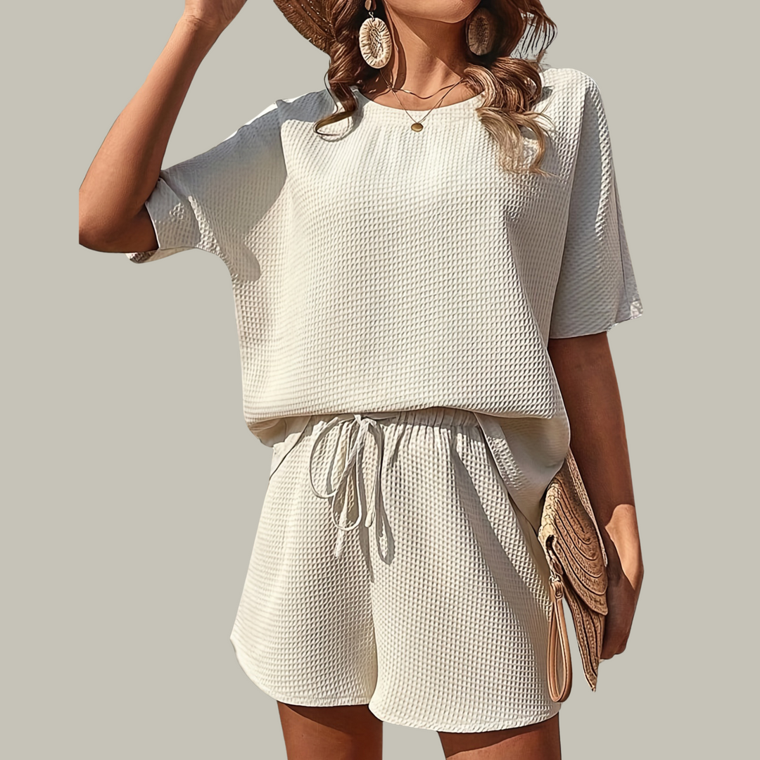 NIEVES™ – Lässiges Sommer-Loungewear-Set in großen Größen