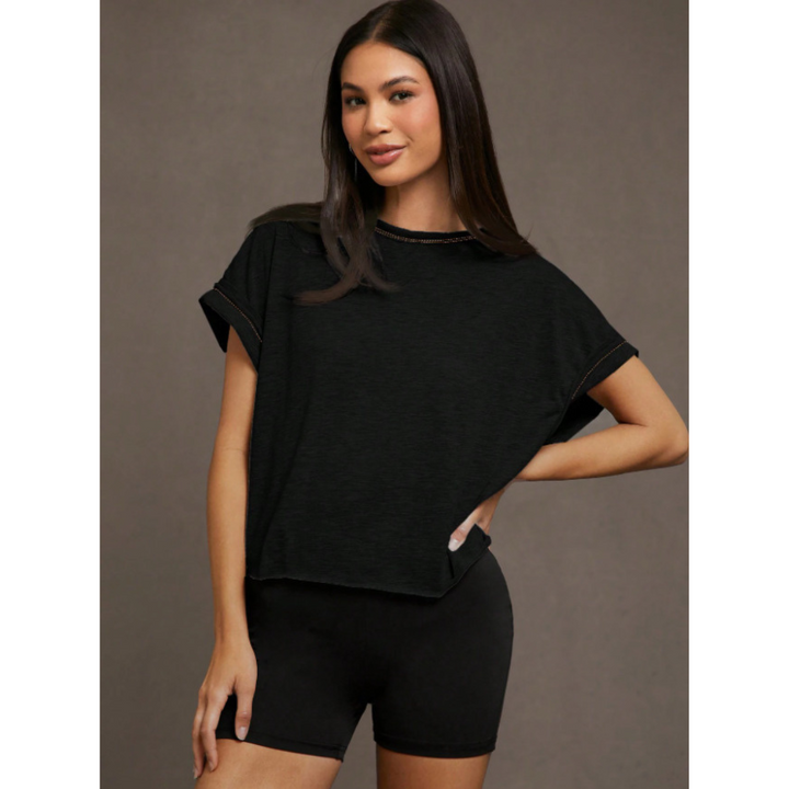 SEREIA™ – Damen-Oberteil mit Cut-Out-Saum für jeden Tag