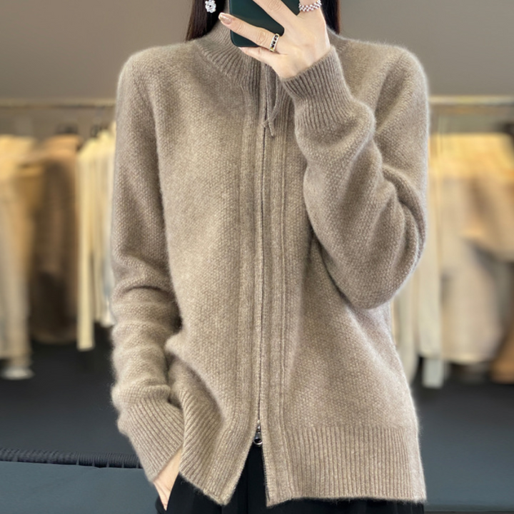 KATRINA™ – Minimalistischer Reißverschluss-Pullover
