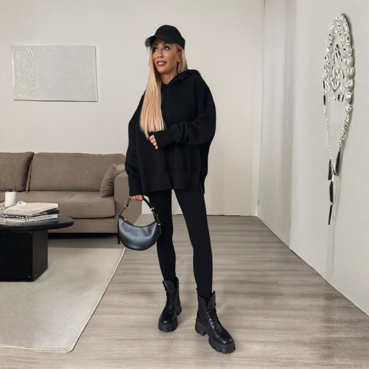 SANIA™ – Lässiges Langarm-Hoodie- und Skinny-Hosen-Set