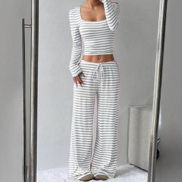 JANA™ - Kurzes Oberteil und Hose im Relaxed Fit Loungewear-Set