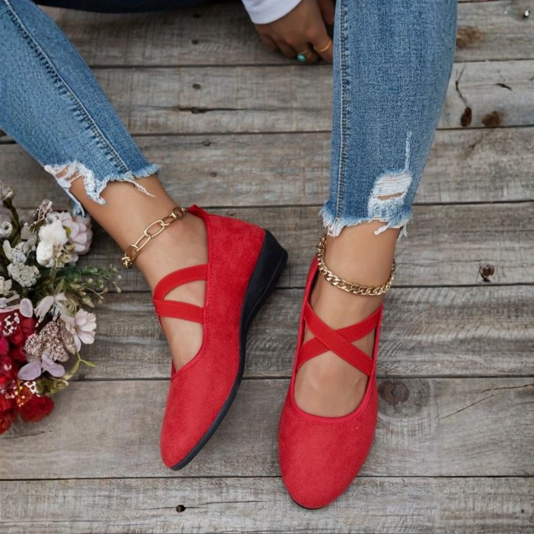ANGEL™ - Bequeme geschlossene Keilabsatzschuhe zum Hineinschlüpfen