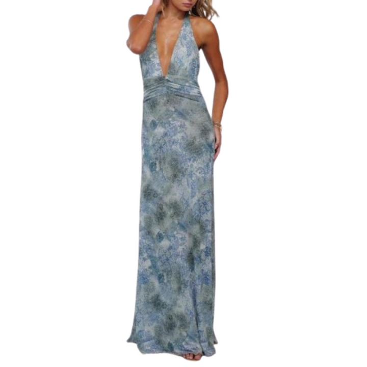 FITA™ - Elegantes Neckholder-Kleid mit Rückenausschnitt