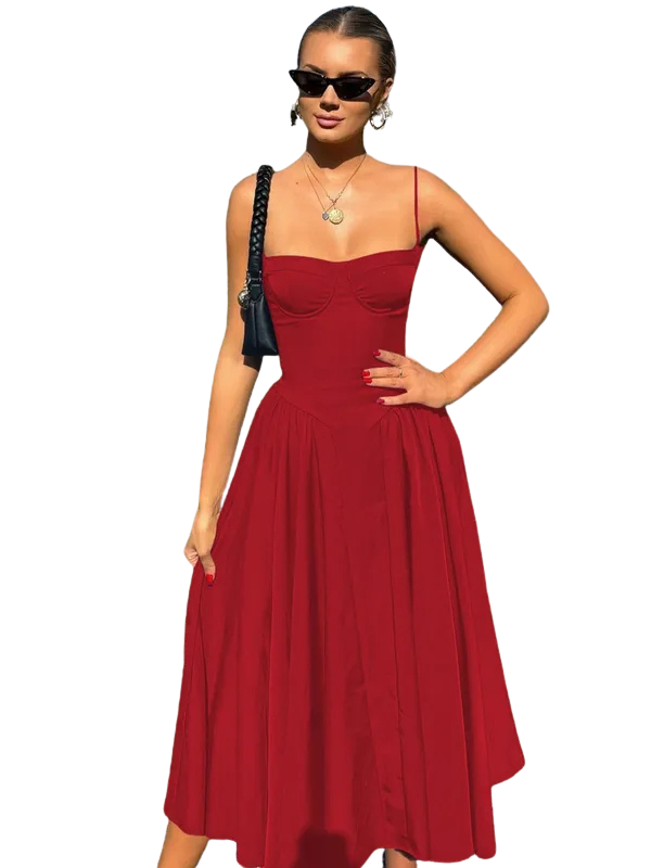 SEREN™ – Figurbetontes rückenfreies Kleid