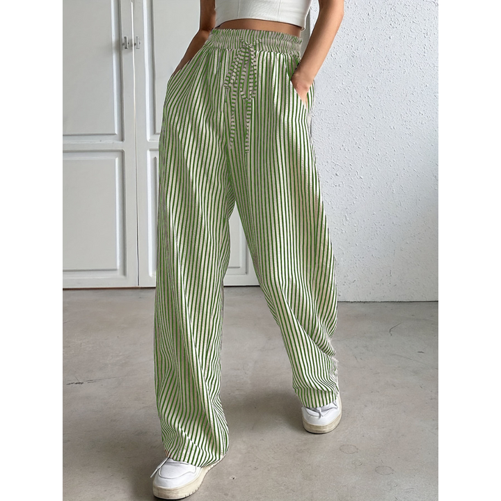 BAYLEEZ™ – Einfache, gestreifte Sommerhose mit lockerer Passform