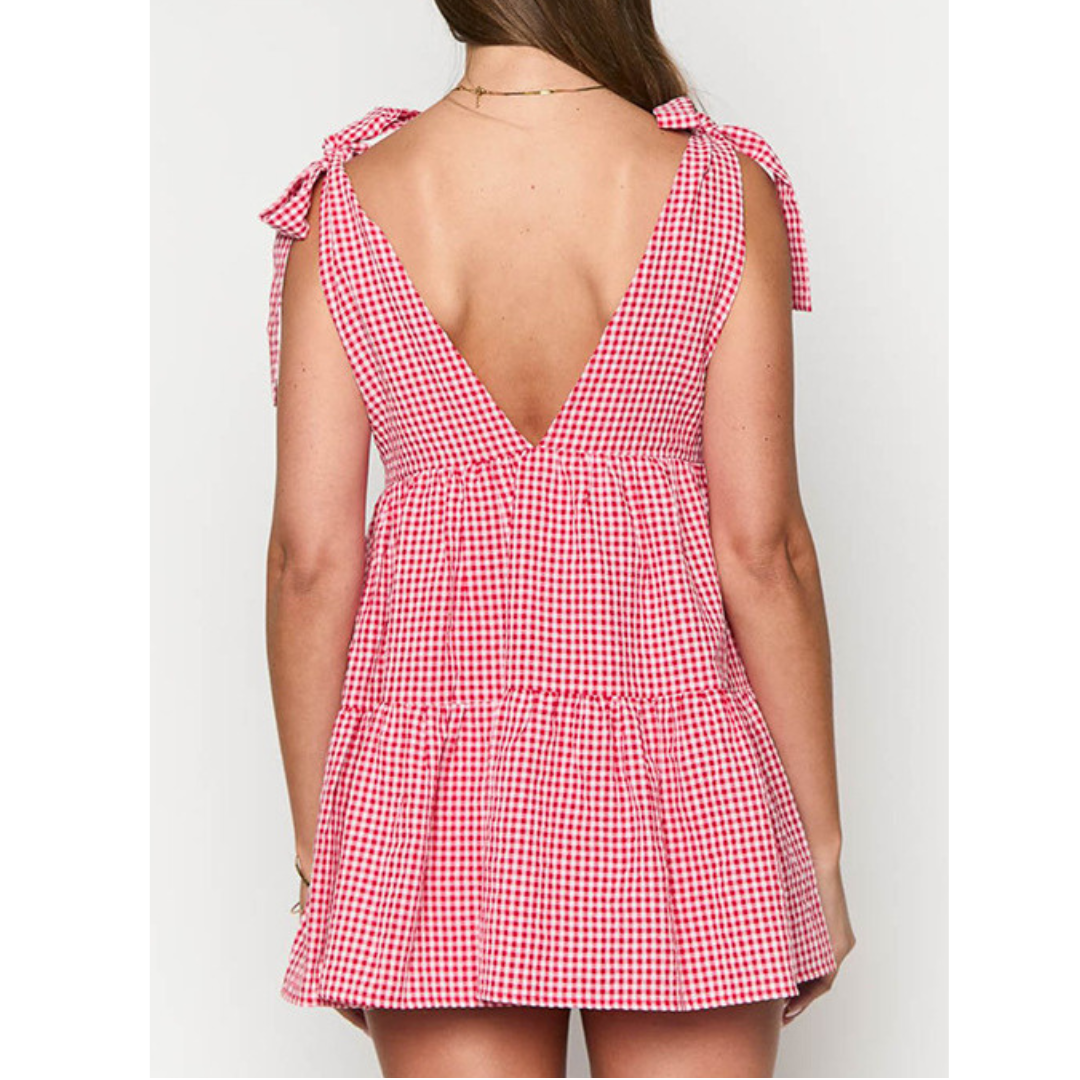 LIGAYA™ - Elegantes, ärmelloses Sommerkleid mit Schleife an der Schulter