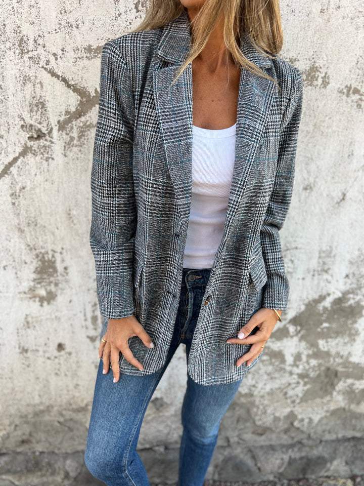 LUCINDA™ - Klassischer Blazer mit Karomuster