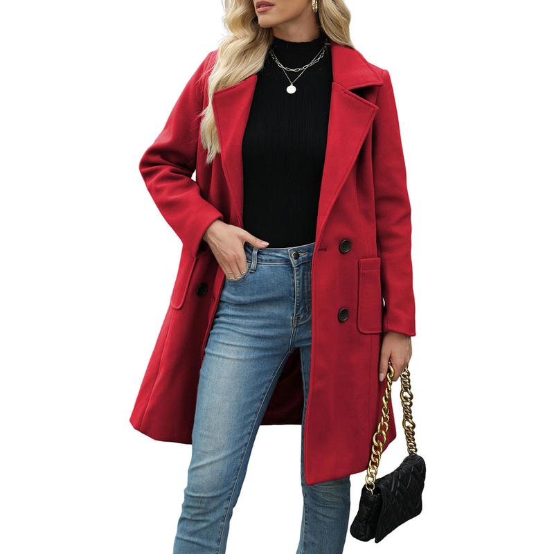 MOORE™ - Freizeit-Wollmantel mit Revers für den Winter