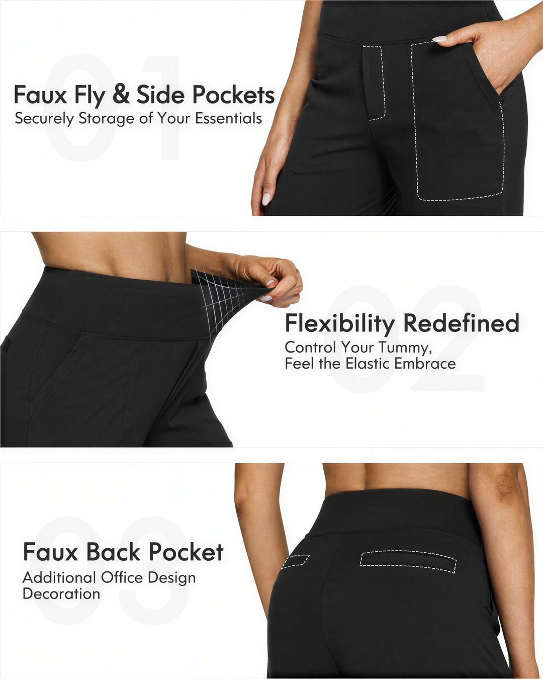 WHITNEY™ - Bequeme High-Waist-Hose mit weitem Bein für Yoga und Outdoor-Spaß