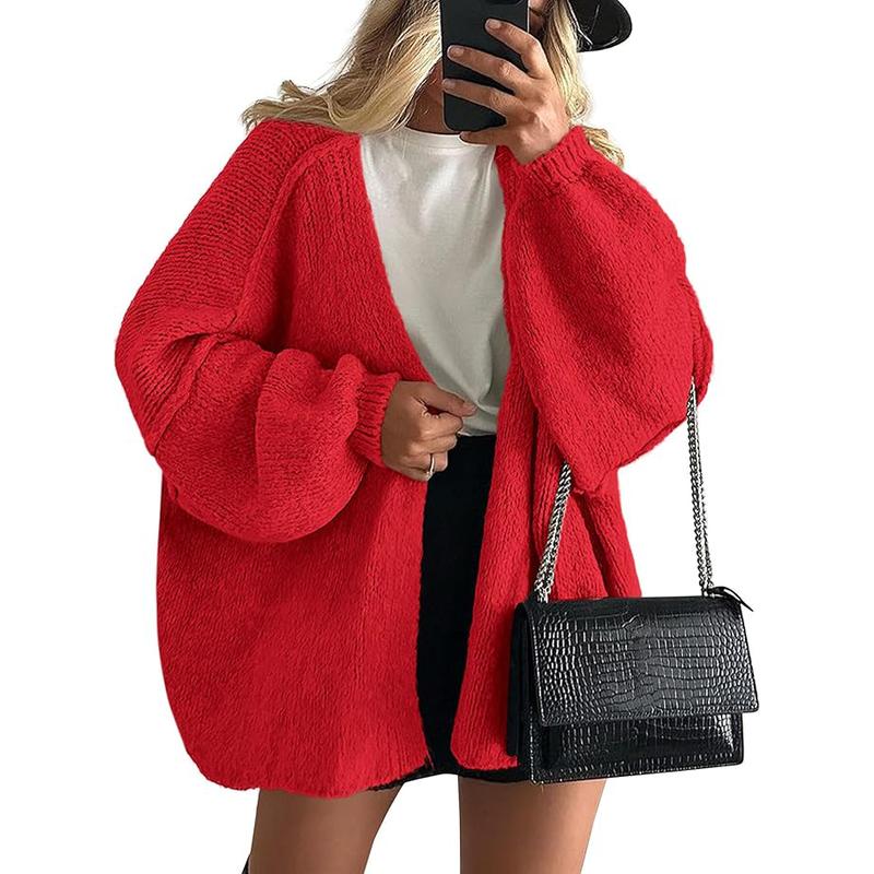 VERONIKA™ - Oversized Strickjacke mit Laternenärmeln für den Herbst