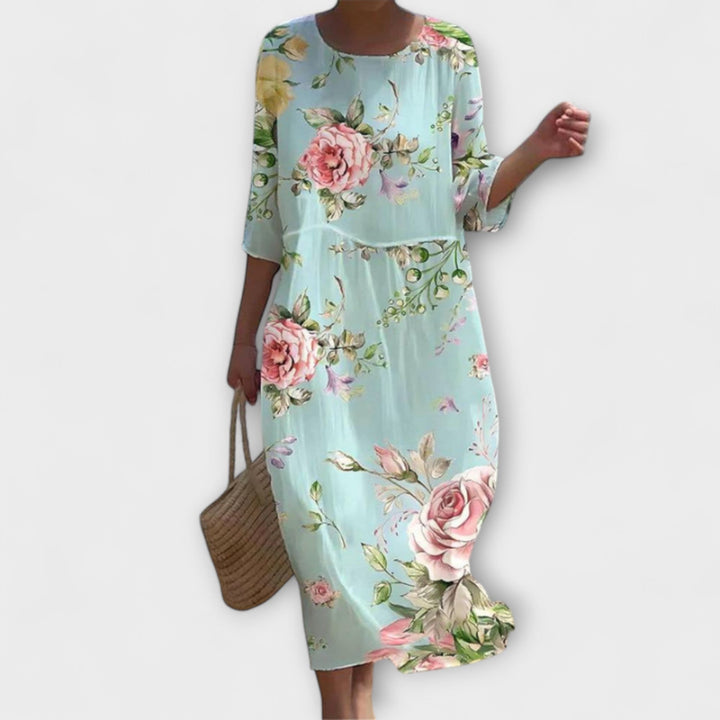 SHAE™ - Elegantes Blumen-Maxikleid