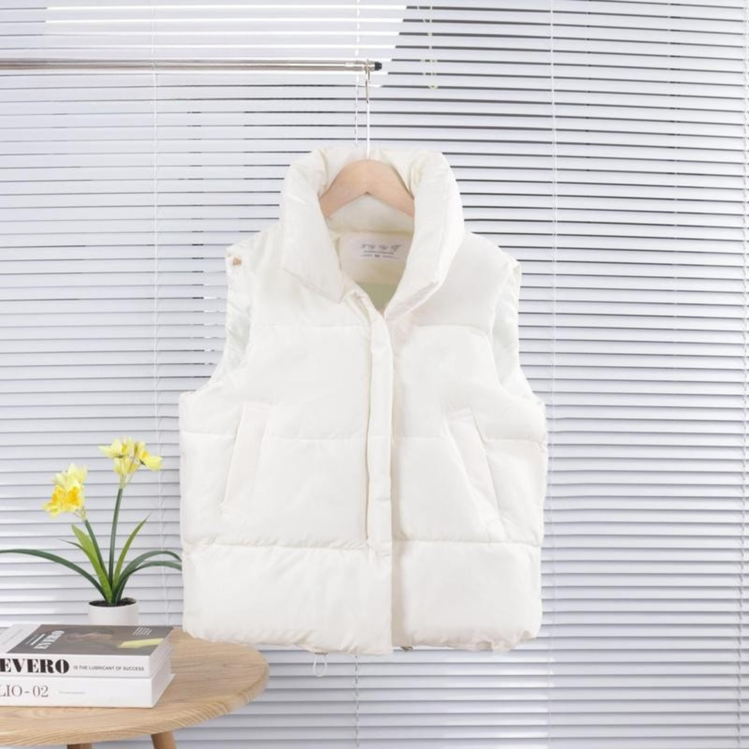 ALULA™ - Bequeme, übergroße ärmellose Pufferjacke mit hohem Kragen