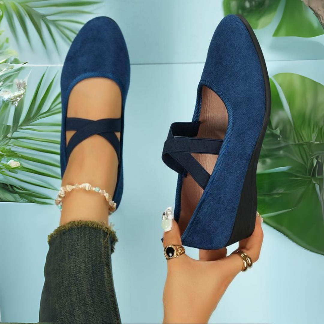 ANGEL™ - Bequeme geschlossene Keilabsatzschuhe zum Hineinschlüpfen