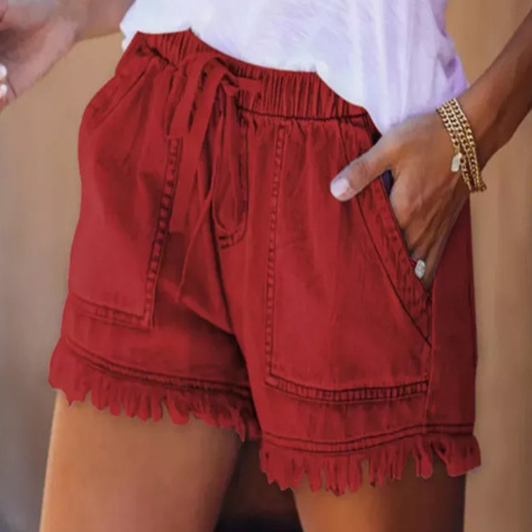 IMELDA™ – Legere, weiche Shorts mit Taillenschnürung und lockerem Schnitt