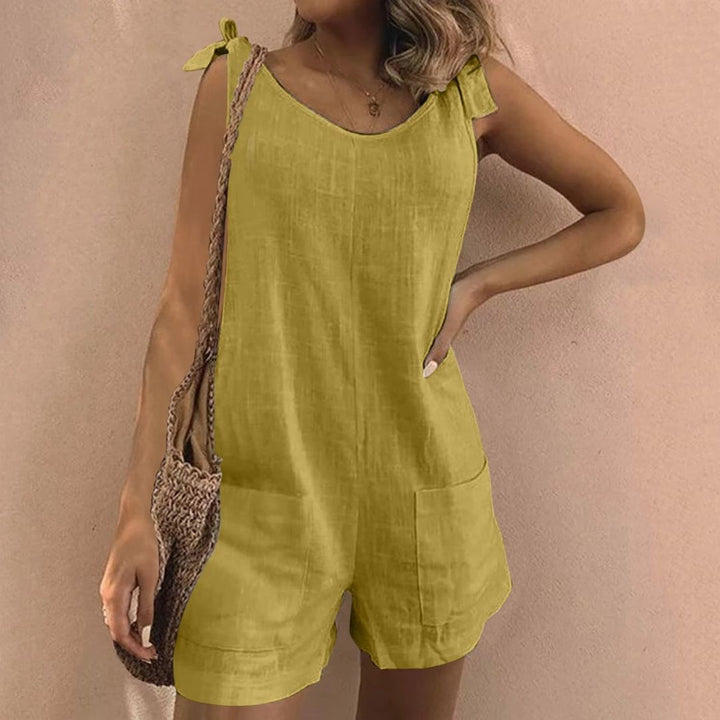 LILA™ – Lässiger ärmelloser Einteiler-Playsuit
