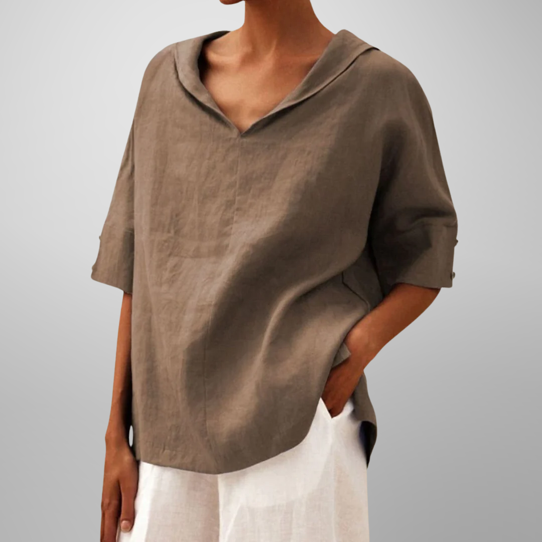 LUCY™ – Baumwoll-Bluse in lockerer Passform