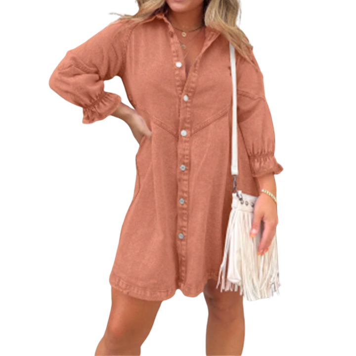 MICHELLE™ – Elegantes Mini-Kleid mit Puffärmeln