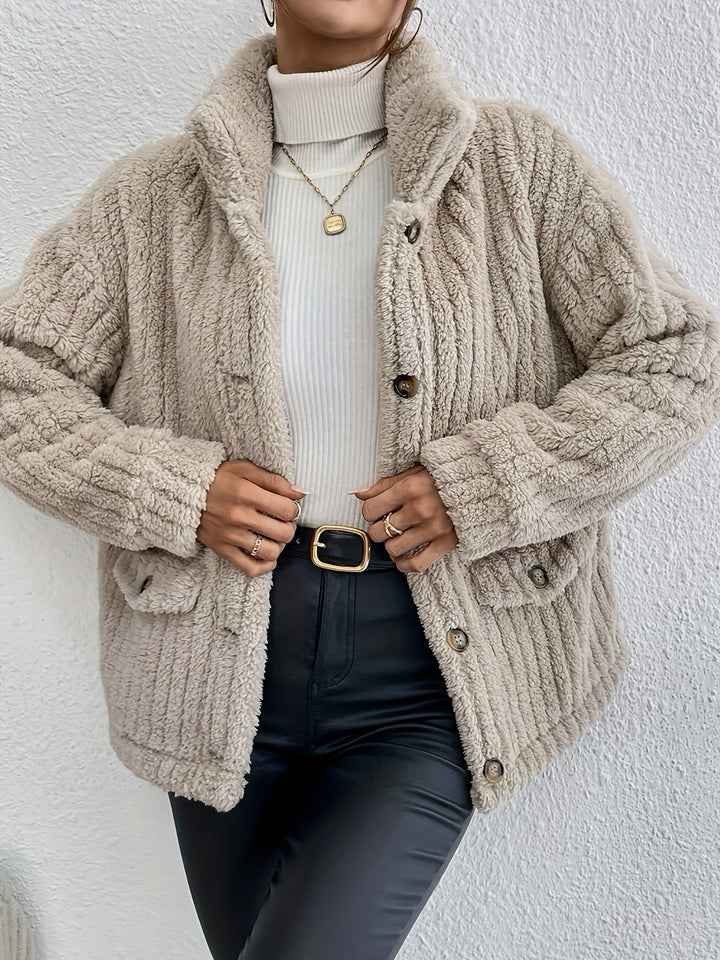 NOVA™ | Beidseitiger Samtknopf-Cardigan