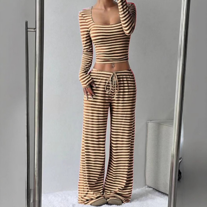 JANA™ - Kurzes Oberteil und Hose im Relaxed Fit Loungewear-Set