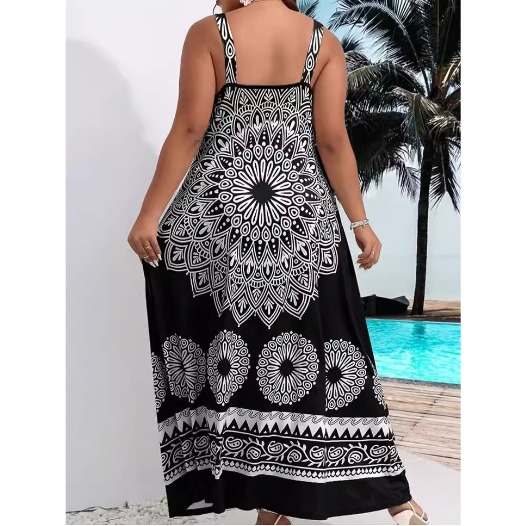 AMARIEL™ – Lässiges ärmelloses Sommer-Maxikleid in großen Größen