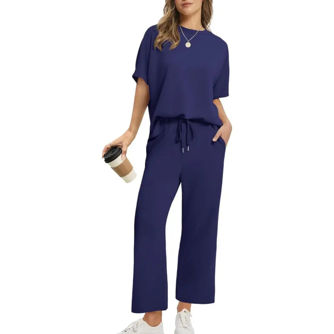 JULIE™ – Oversized Cropped Lounge-Set für Damen