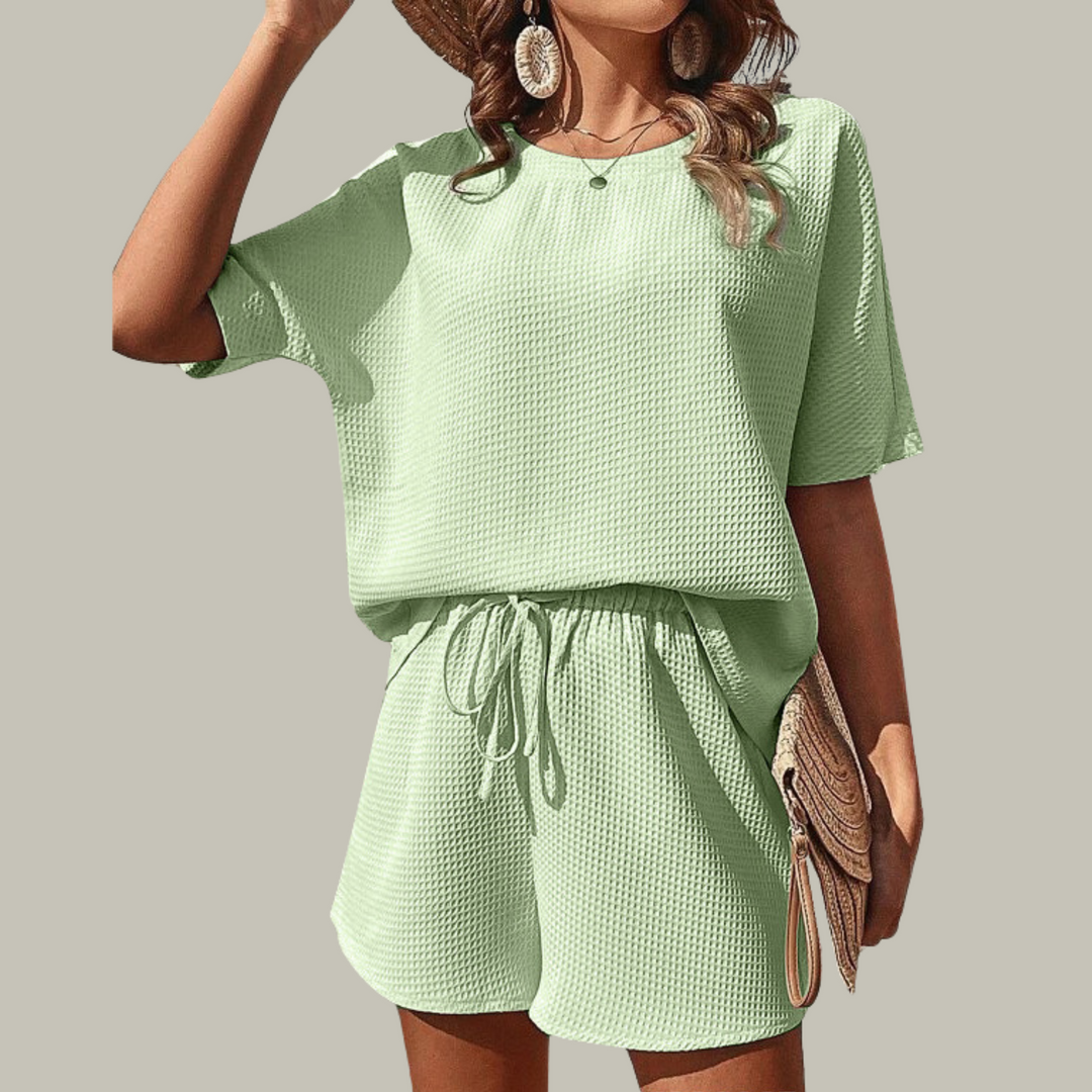 NIEVES™ – Lässiges Sommer-Loungewear-Set in großen Größen