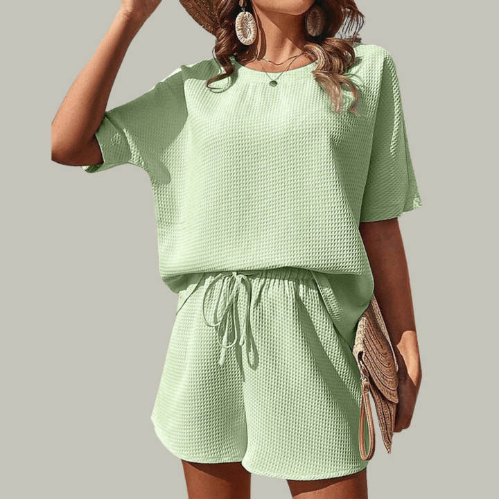 NIEVES™ – Lässiges Sommer-Loungewear-Set in großen Größen