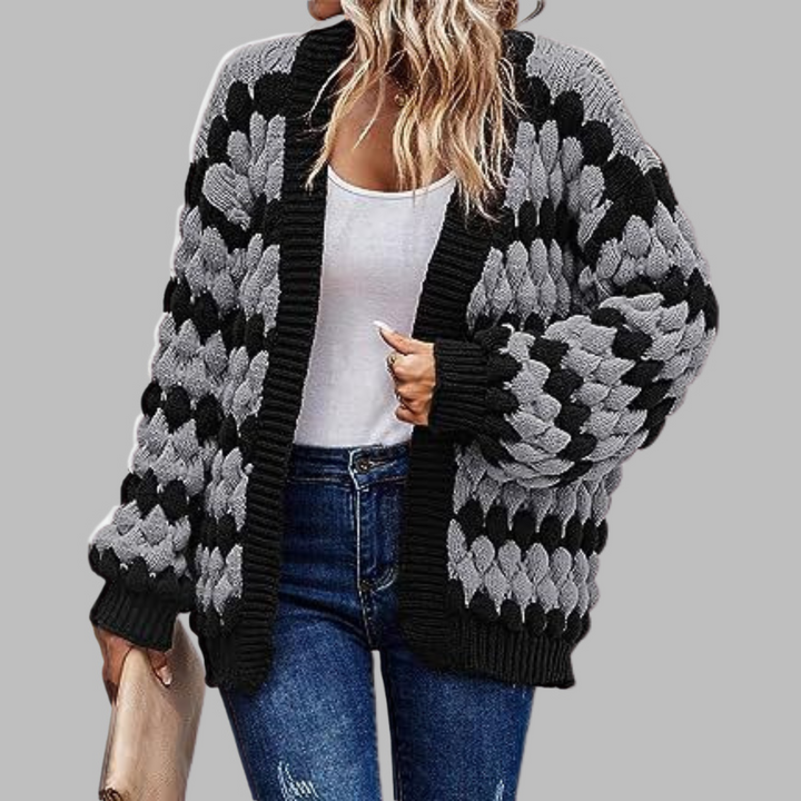 SALVACION™ – Legerer Langarm-Cardigan mit überschnittenen Schultern