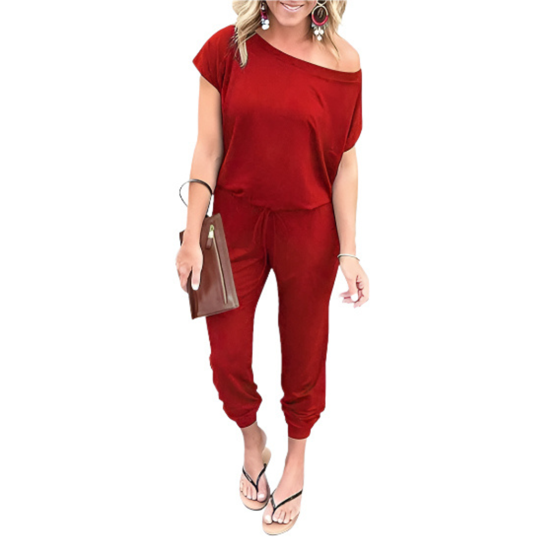 ADELFA™ – Müheloser Off-Shoulder Lounge-Overall für den Sommer