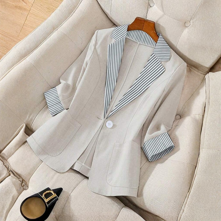 GILLIAN™ - Eleganter Büro-Blazer mit Knopfleiste und langen Ärmeln