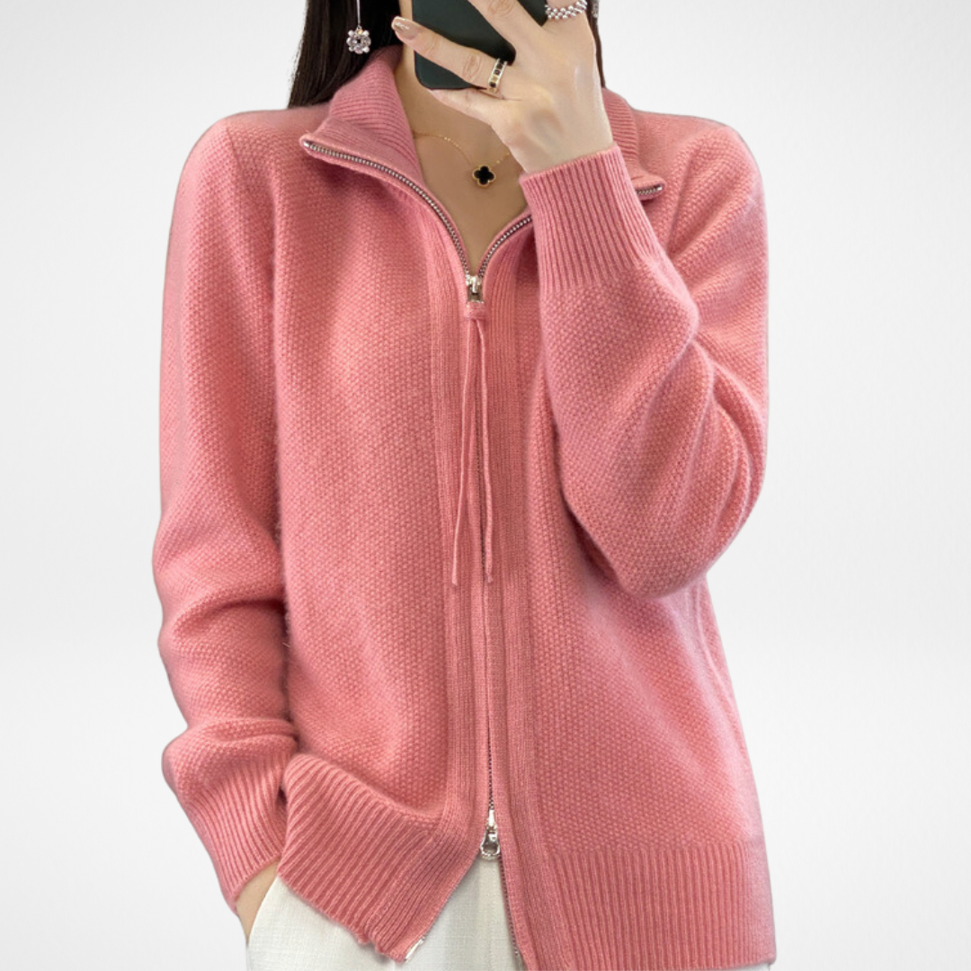KATRINA™ – Minimalistischer Reißverschluss-Pullover