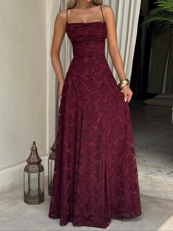 MABEL™ - Sexy rückenfreies Spitzen-Maxikleid für Anlässe