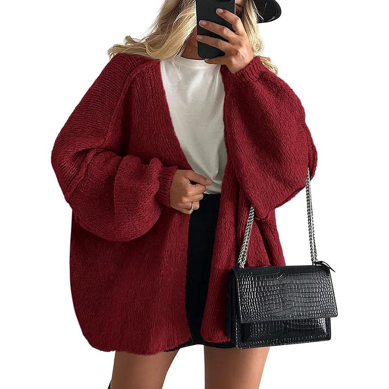 VERONIKA™ - Oversized Strickjacke mit Laternenärmeln für den Herbst