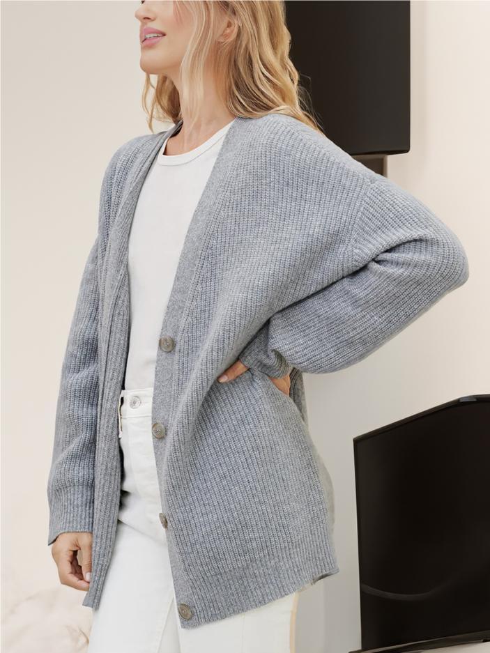 LOREN™ - Schicke Cocoon-Strickjacke