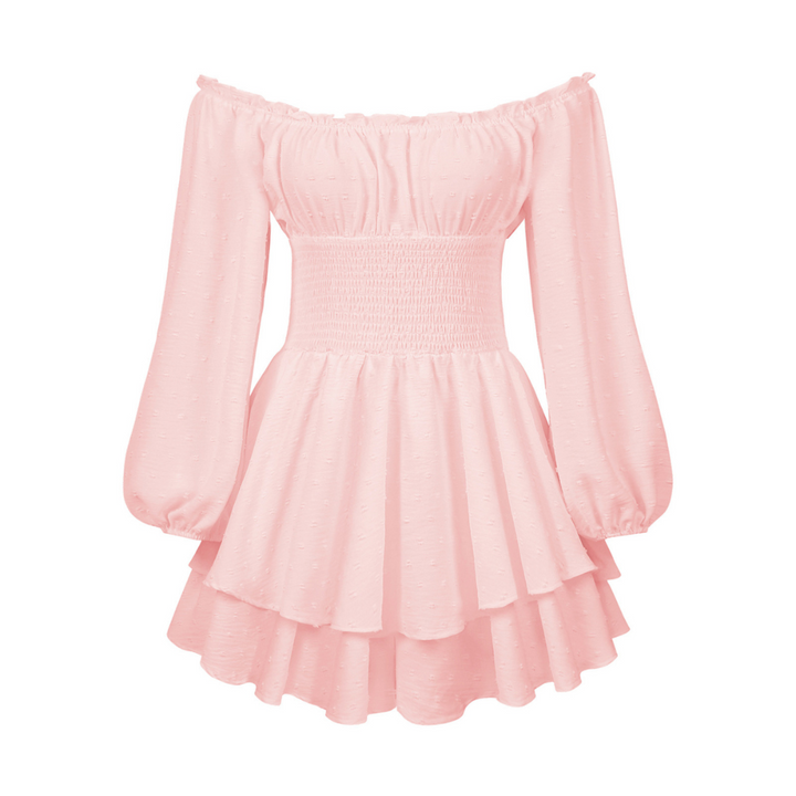 CYNRHIA™ – Eleganter schulterfreier Overall mit langen Ärmeln