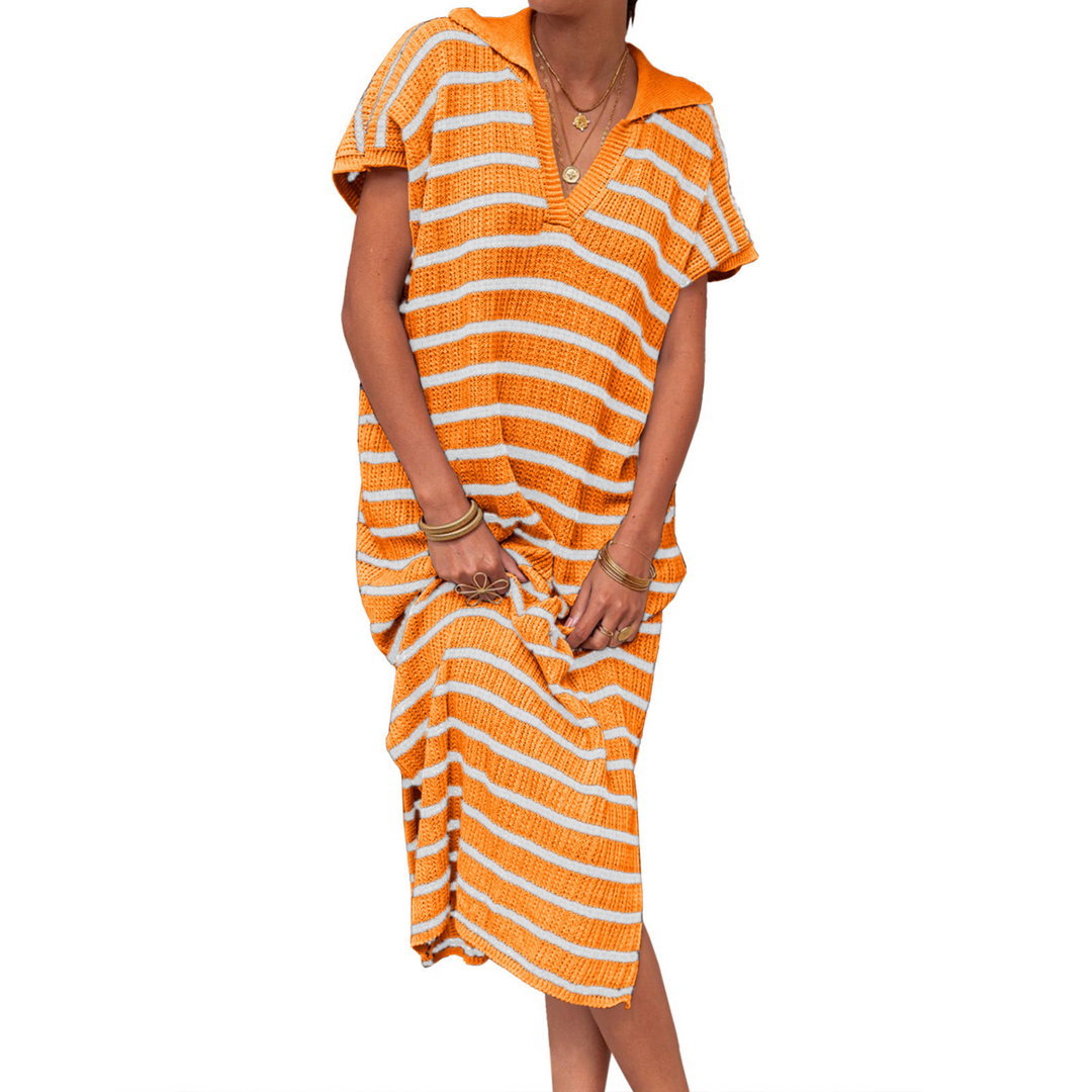 ODESSA™ - Sommerliches, elegantes Maxikleid mit Schlitz