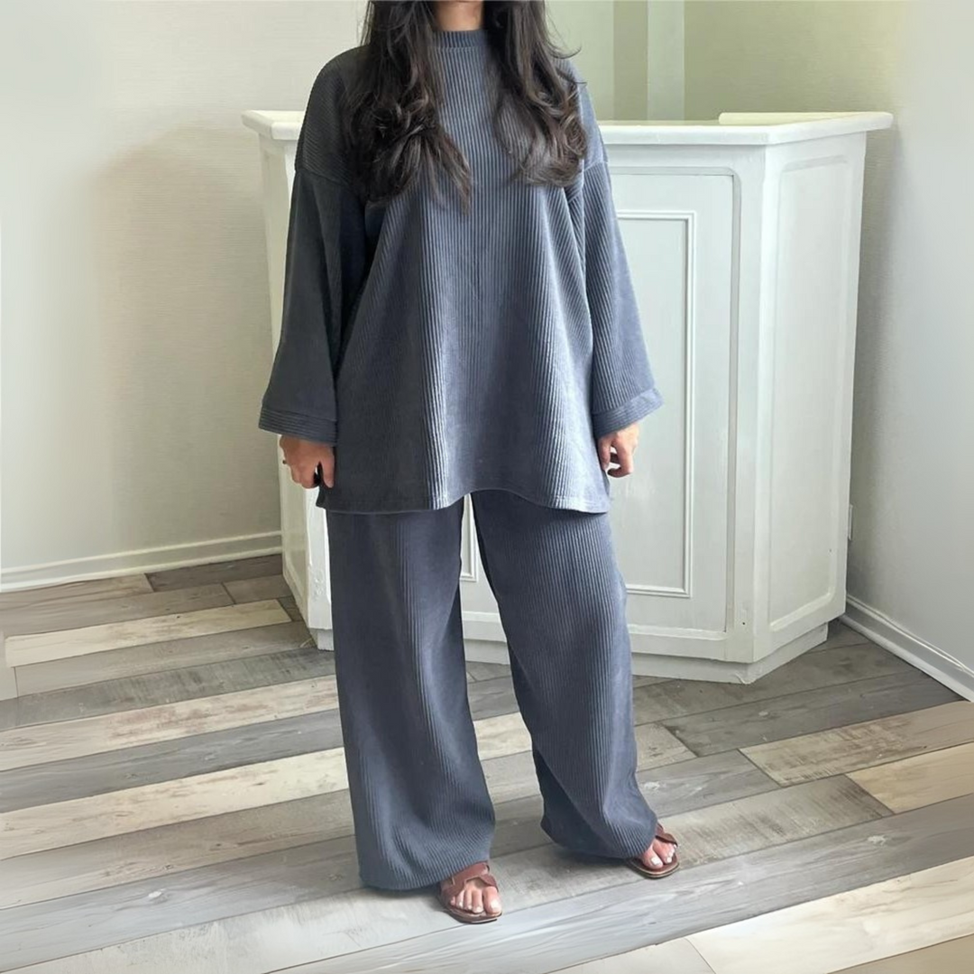 UNI™ - Legeres Oberteil und weite Hose Set